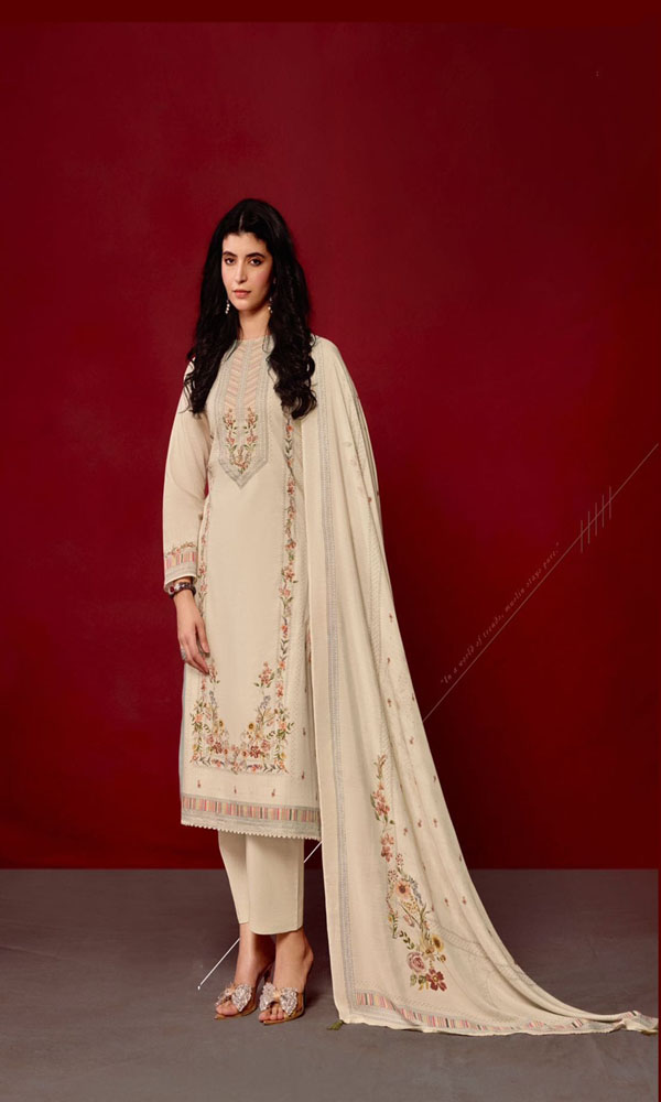 UNSTITCHED JAAM COTTON DIGITAL PRINTED SUIT WITH KHATLI WORK