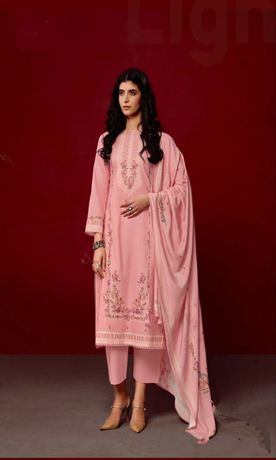 UNSTITCHED JAAM COTTON DIGITAL PRINTED SUIT WITH KHATLI WORK