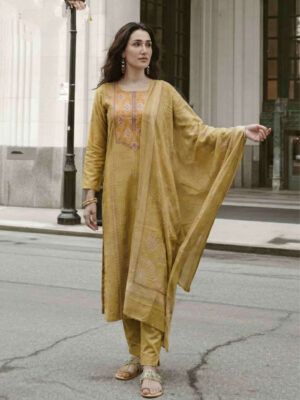 UNSTITCHED LAWN COTTON SUIT DIGITAL PRINT WITH HANDWORK