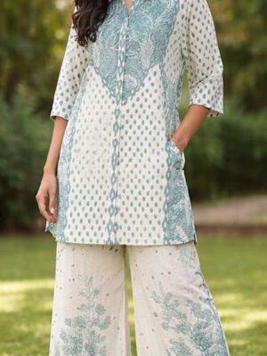 DIGITAL PRINTED COTTON CO-ORD SET (L)