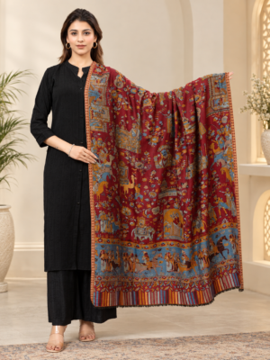 Pure Wool Kani Shawl