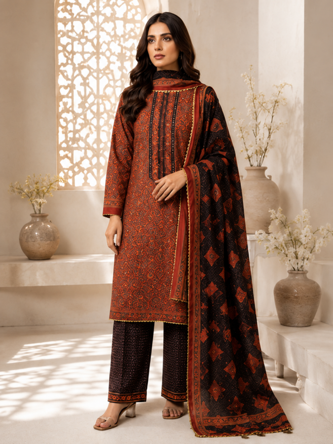 Digital Printed Cotton Suit